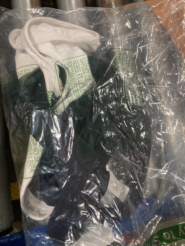 Photo 1 of ***used*** Hanes Women's Wireless Racerback Moisture-Wicking Stretch Sports Bra with Compression Support, 1, Black/White-2 Pack, X Large