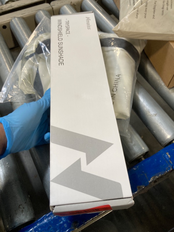 Photo 1 of [2025 Upgrade] Nmoiss Windshield Sun Shade Umbrella - [Vinyl Coating Heat Shield] Protect Car from Sun Rays & Heat Damage Keep Cool and Protect Interior, Spring Structure Edge Medium 56" L x 31" W