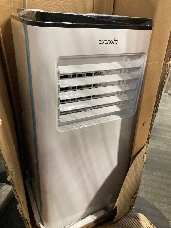 Photo 1 of ******WORKING GOOD***** SereneLife 8000 BTU Portable Air Conditioner with Heat, Compact 4-in-1 Portable AC & Heater for Room Up to 350 Sq Ft with Dehumidifier & Fan Function, Remote Control, Window Mount Kit, 13" x 11" x 26"