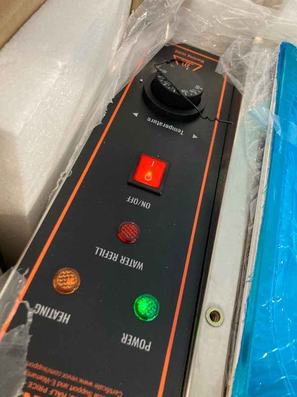 Photo 1 of *********IT WORKS WELL*********** VEVOR 5-Pan Commercial Food Warmer, 5 x 12QT Electric Steam Table with Glass Cover, 1700W Countertop Stainless Steel Buffet Bain Marie 86-185°F Temp Control for Catering, Restaurants, Silver