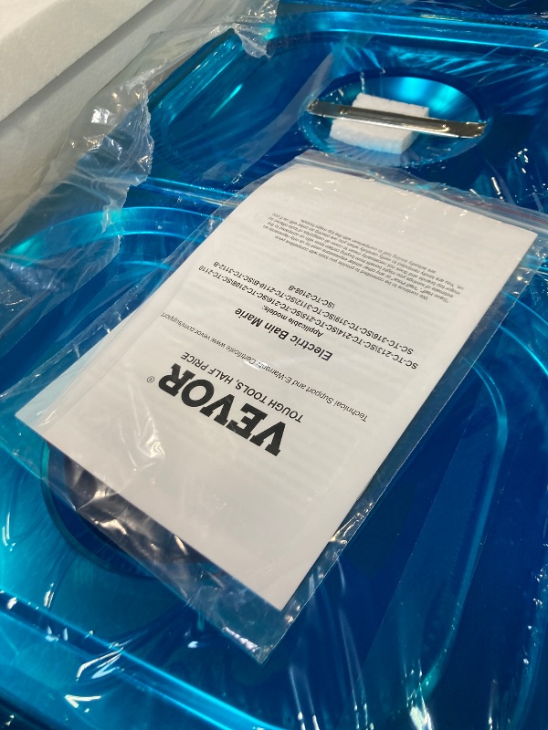 Photo 1 of *********IT WORKS WELL*********** VEVOR 5-Pan Commercial Food Warmer, 5 x 12QT Electric Steam Table with Glass Cover, 1700W Countertop Stainless Steel Buffet Bain Marie 86-185°F Temp Control for Catering, Restaurants, Silver