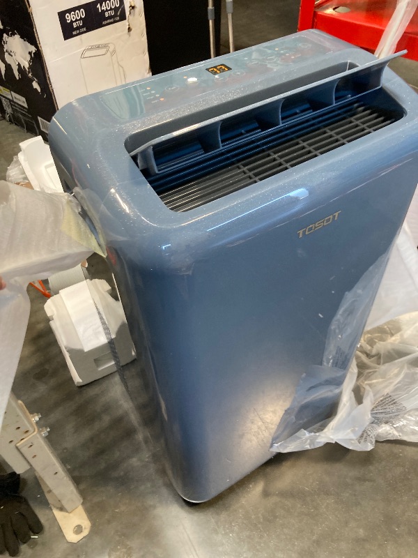 Photo 1 of ************IT WORKS WELL***************** TOSOT 14,000BTU (9,600 BTU SACC) Wifi Portable Air Conditioner with Heating Mode, Cooling, Dehumidifier, Fan, Auto Swing, 24H Timer, for Large Rooms Up to 600 sq ft, AOMI Series, Steel Blue