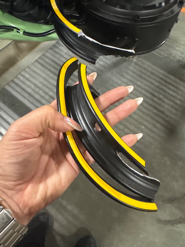 Photo 1 of *****DAMAGED SCOOTER RIM**** Urbanmax Upgraded Electric Scooter for Adults with Seat C1Pro, 19MPH & 25 Miles Range, 12" Pneumatic Tires, Dual Shock Absorbers, Dual Brakes, Removable Basket, UL2272 Certified – Green