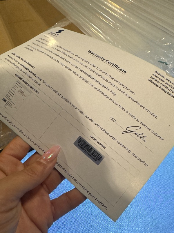 Photo 1 of ******IT WORKS PERFECTLY******* SYLVOX 75 inch Full Sun Outdoor TV Smart Waterproof TV 4K Ultra High-Resolution 2000nits,7x16(H) Support Bluetooth Wi-Fi Suitable for Partial Sun or Strong Light Area(Pool Series)