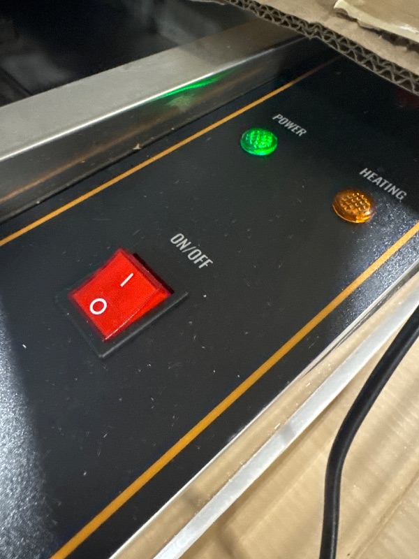 Photo 1 of *****IT WORKS WELL****** VEVOR 6-Pan Commercial Food Warmer, 6 x 8QT Electric Steam Table with Glass Cover, 1500W Countertop Stainless Steel Buffet Bain Marie 86-185°F Temp Control for Catering, Restaurants, Silver