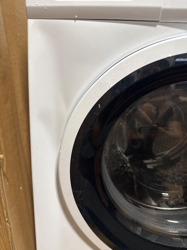 Photo 1 of ******IT TURNS ON BUT HAS DENTS****** Midea 24 Inch Washer and Dryer Combo, All in One Washer and Dryer 2.7 cu.ft 26lbs, Ventless Washing Machine, Steam Care, Overnight Dry, 1400 RPM, 16 Cycles Front Load Washer, Full-Automatic, White
