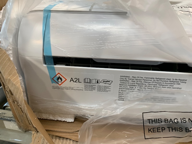 Photo 1 of ***MISSING OTHER HALF*** 24000 BTU Mini Split Air Conditioner, 19 SEER2 208-230V Split Unit Ac and Heat Cool Up to 1500 Sq.Ft, Ductless Air Conditioner w/Complete Installation Kit,Remote,Wifi Control,Low Noise