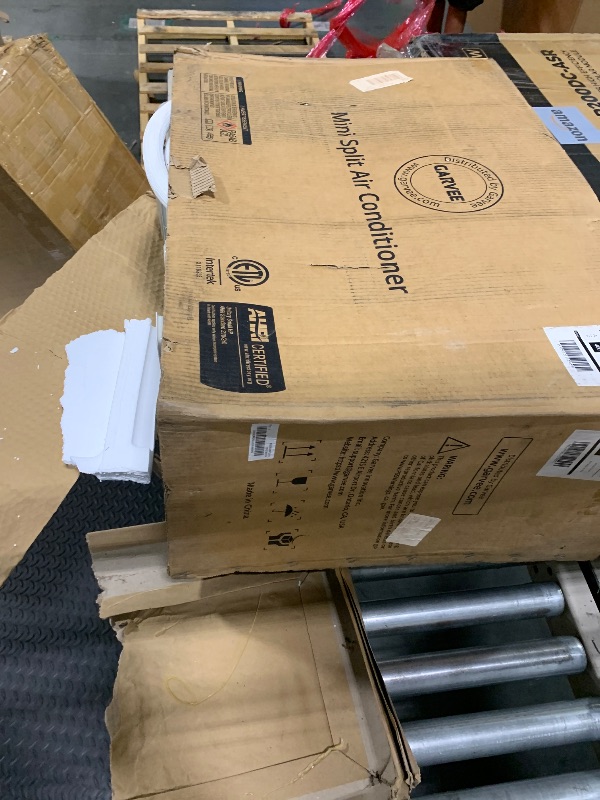 Photo 1 of ** ONLY HALF OF THE SET** GarveeHome 12000 BTU Mini Split Air Conditioner Heat Pump System, Wifi Enabled 20 SEER2 208V- 230V Ductless AC Cool Up to 750 Sq. Ft, Compatible with Alexa, Complete Installation Kit, White