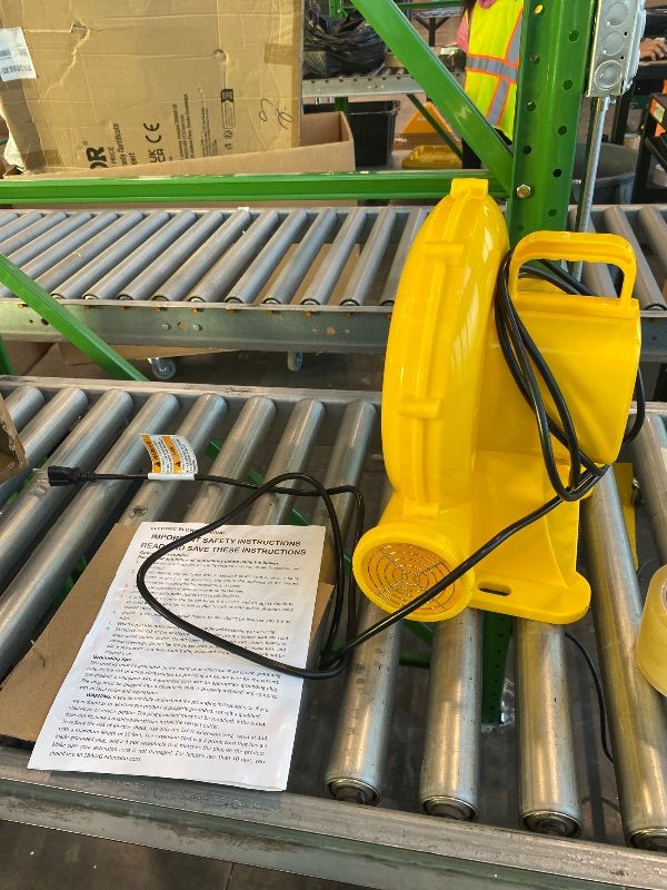 Photo 1 of *See Clerk Notes* Intertek Electronic Air Blower. Yellow - (Model: Z50)