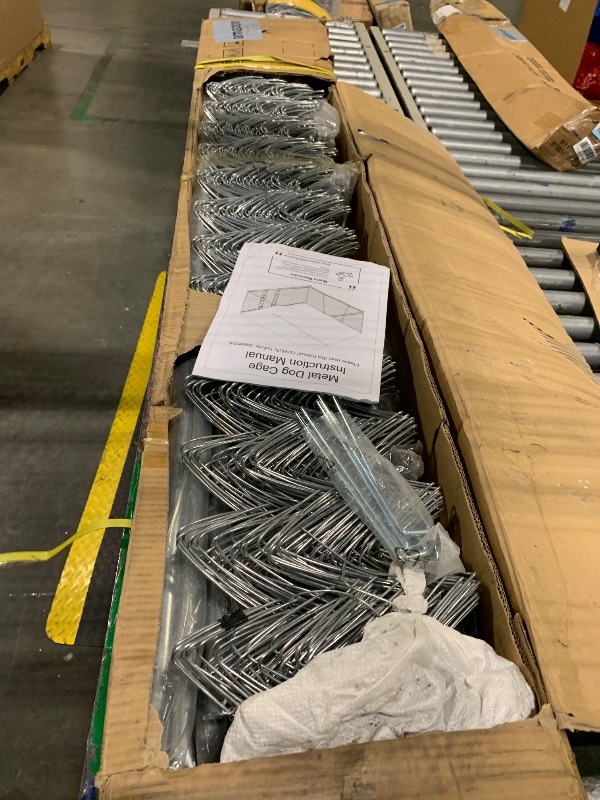 Photo 1 of  Outdoor Dog Kennel Outside Heavy Duty Dog Enclosure with Waterproof Cover and Security Lock