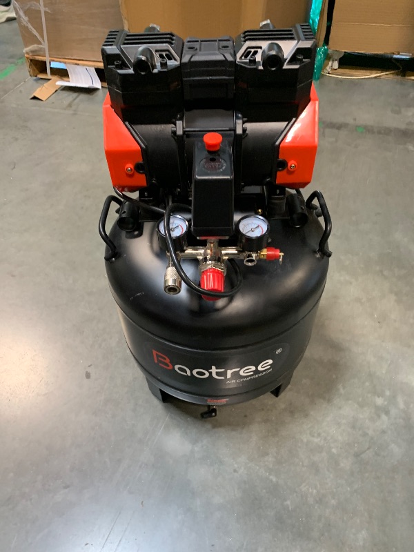 Photo 1 of ****STOCK PHOTO, ITEM/ COLOR MAY VARY**** Portable Ultra Quiet Air Compressor, Low Noise Oil-Free Air Compressor for Auto Repair, Bike Tires, Garage Spray Painting 110V/60Hz