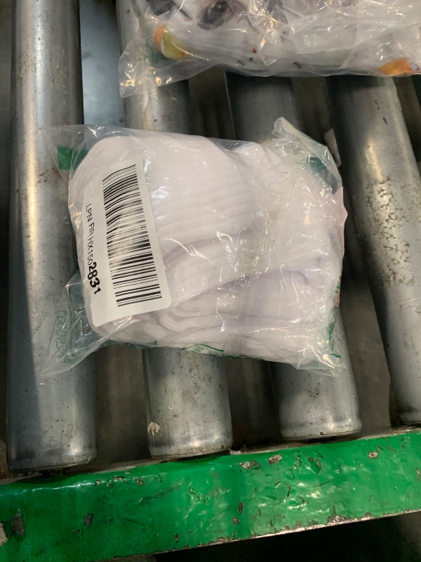 Photo 1 of ***ONLYTHE WHITE ONES NO BLACKS SOCKS****adidas Men's Athletic 3-Pack, Cushioned Crew Socks with Arch Compression for a Secure Fit, White, Large