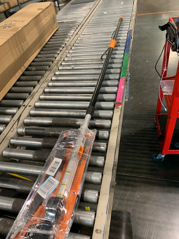 Photo 1 of ***MISSING HARDWARE***Fiskars 2-in-1 Extendable Tree Pruner and Pole Saw (Extends 7.9 - 12 feet) with Rotating Head, Pruning Stik Model with15-Inch Double-Grind Saw Blade, and Double Locking System