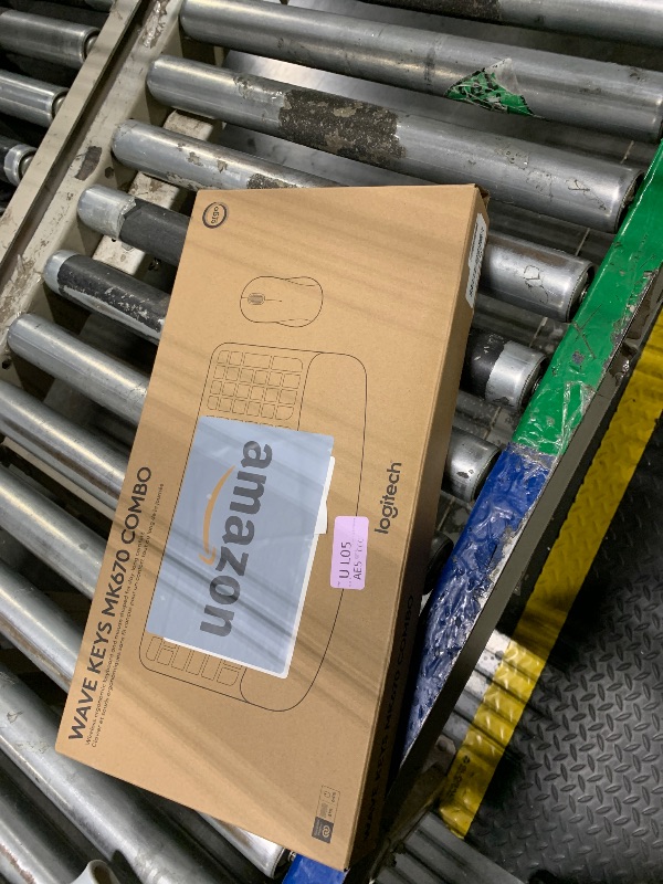 Photo 1 of ***Color White***Logitech Wave Keys MK670 Combo, Wireless Ergonomic Keyboard with Signature M550 L Wireless Mouse, Comfortable Natural Typing, Bluetooth, Logi Bolt, for Multi-OS, Windows/Mac - Graphite