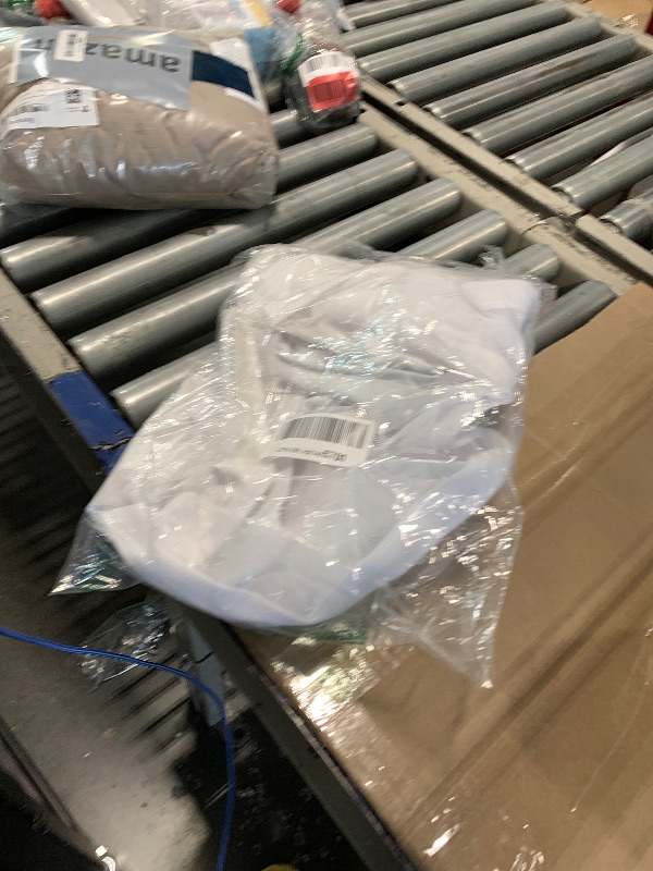 Photo 1 of **NEEDS TO BE CLEANED** MAGZO Magnetic Screen Door Fit Door Size 38 x 82 Inch, Screen Size 40 x 83 Inches Reinforced Side Opening Screen Mesh Polyester Curtain Broader View Enjoy Fresh Air(White)