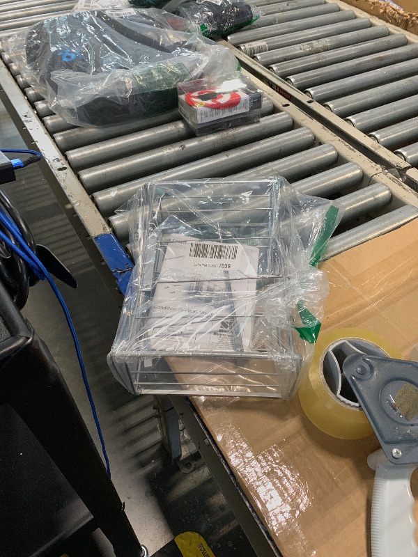 Photo 1 of ** ONLY ONE BASKET ** Shower Caddy, Adhesive Shower Organizer with Soap Dish and 4 Hooks, Rustproof Stainless Steel Shower Shelves, Wall Mounted No Drilling Storage Shelf Basket Accessories for Bathroom & Kitchen