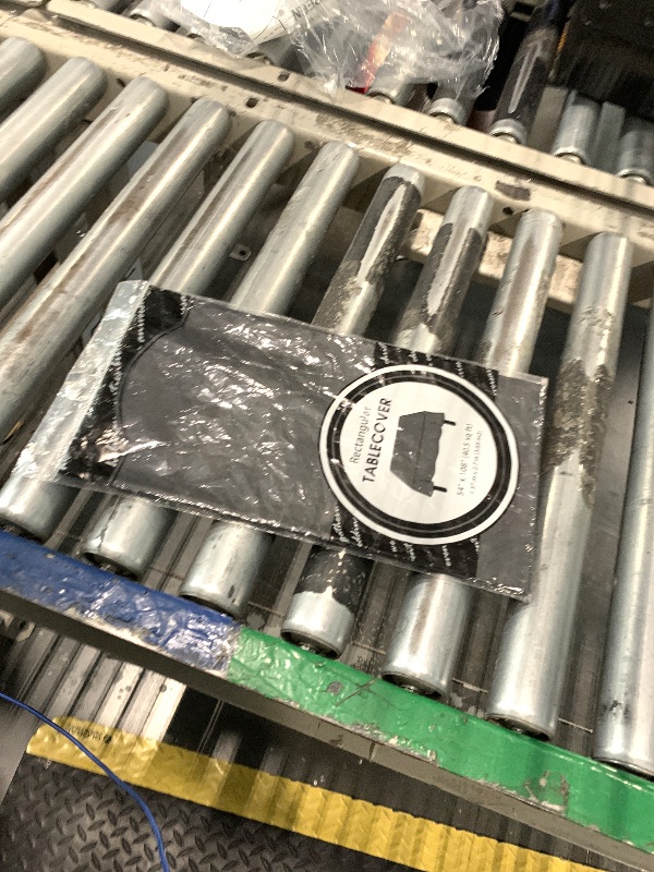 Photo 1 of ***Stock photo is a different color*** Black, 54"x108" Plastic Tablecover, 1 ct