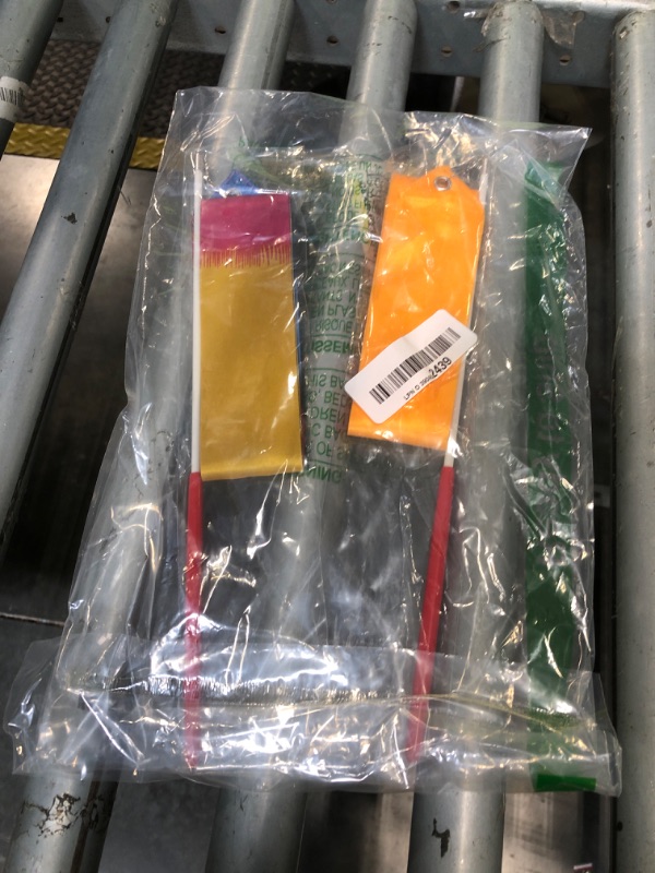 Photo 1 of ***missing parts*** YGEOMER 2pcs Dance Ribbons, Rainbow Gymnastics Ribbon Wands for Kids Dancer, Dance Twirling Sticks Batons Streamers for Artistic Dancing, Talent Shows Dance Floor Party Props