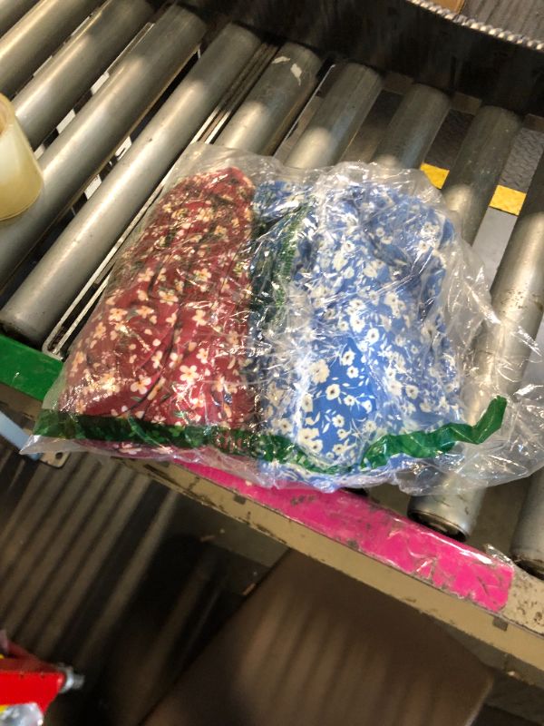 Photo 1 of *****ONLY 2 DRESSES*****Chongbaijia 3 Piece Womens Sundresses Summer Floral Short Sleeve Wrap V Neck A-Line Midi Casual Vacation Dresses 2025 Spring Beach Vacation Fashion Wedding Guest Cute Elegant Classy Easter Clothes