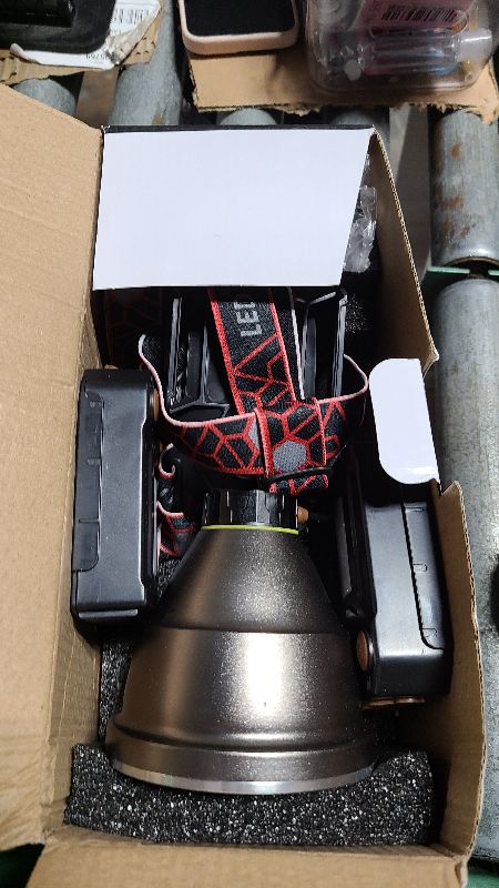 Photo 1 of PINSAI Coon Hunting Lights,High Power LED Headlamp,Super Bright Rechargeable Headlight,Waterproof Outdoor Spotlight Flashlight,Portable Green red Head lamp for Fishing Camping