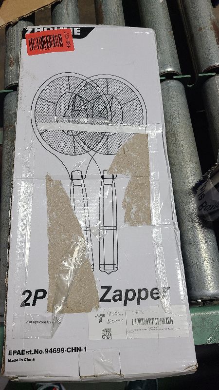 Photo 1 of 1 Pack Electric Fly Swatter, Handheld Bug Zapper Racket for Outdoor & Indoor, Mosquito Zapper Racket Battery Powered Tennis Mosquito Rackets for Insect