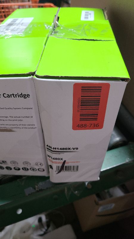 Photo 1 of 148X W1480X High Yield Toner Cartridges ( 2X 9500 Pages) Compatible 148X 148A W1480A Toner Cartridges with HP Laserjet Pro 4001dw 4001dn 4001n MFP 4101fdw 4101fdn Printer (Black, 2pack, with Chip )