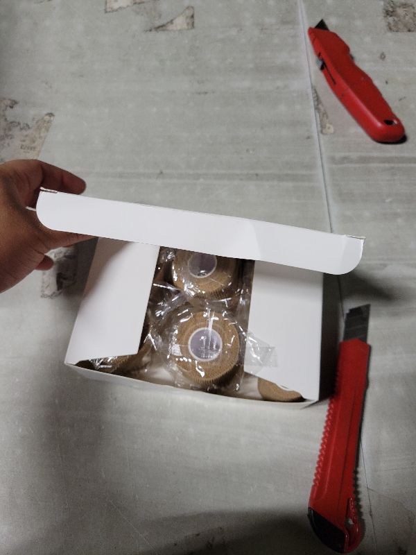 Photo 1 of 2" Self Adhesive Bandage Wraps, 6pcs 5 Yard Breathable Elastic Wraps, Skin Color Vet Wraps