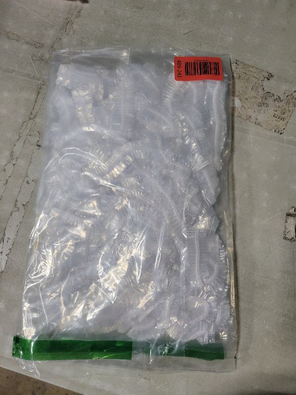 Photo 1 of 100 Pcs Disposable Fresh Keeping Bags Plastic Wrap Bowl Covers Elastic Food Bowl Storage Covers Food Covers For Table Picnic Outside
