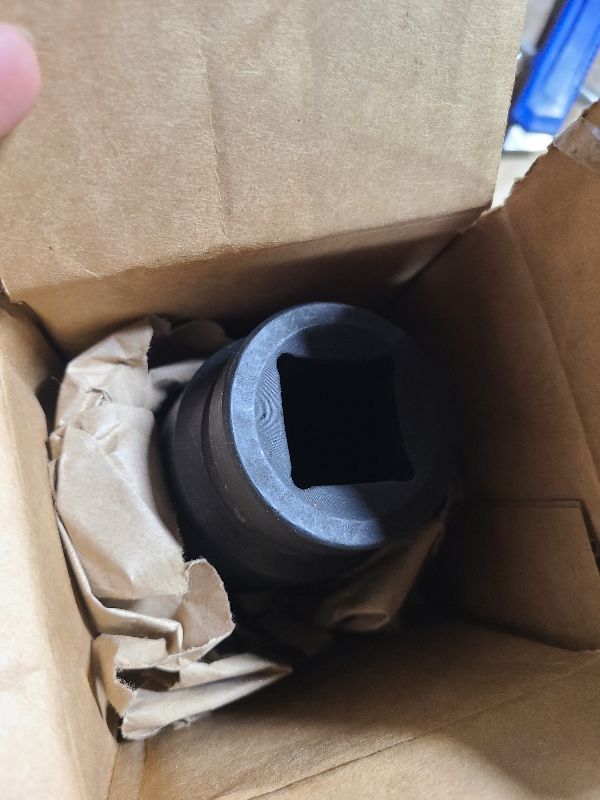 Photo 1 of 1" Drive 1-9/16" Impact Socket, 6-Point, Heat Treated Cr-V Alloy Steel