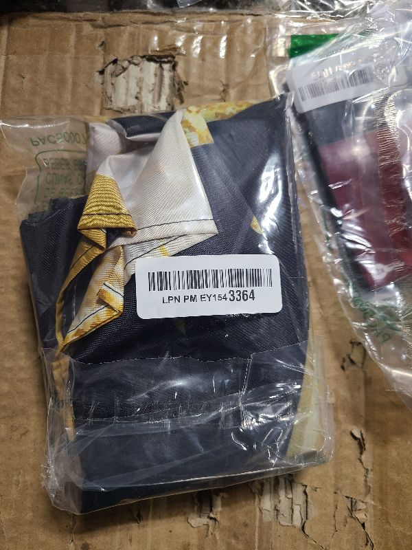 Photo 1 of 15th Birthday Party Decoration, Extra Large Fabric Black Gold Sign Poster for Anniversary Photo Booth Backdrop Background Banner, 15th Birthday Party Supplies, 72.8 x 43.3 Inch