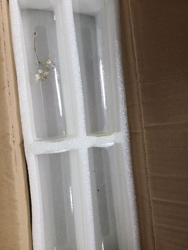 Photo 1 of 16Pcs Glass Cylinder Bud Vases for Centerpieces,7.7 In Tall Clear Flower Vases in Bulk,Glass Small Vases Floating Candle Holder for Party,Home Decor,Wedding Decoration,Birthday,Anniversary,Baby Shower