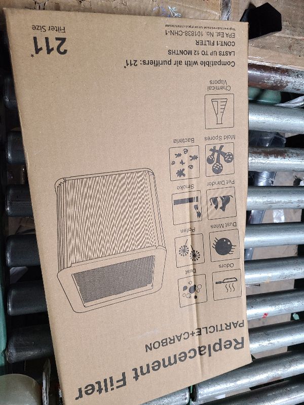 Photo 1 of 211+ Genuine Replacement Filter, Particle and Activated Carbon, Fits Blue Pure 211+ Air Purifier (Non-Auto)