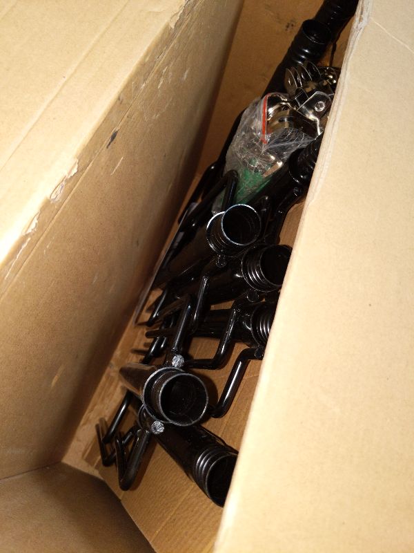 Photo 1 of 10 Pack 10 FT String Light Poles,Metal with Fork Lights Poles for Outdoor String Light, Rustproof Heavy Duty for Outside Garden,Patio,Wedding,Backyard,Deck,Party