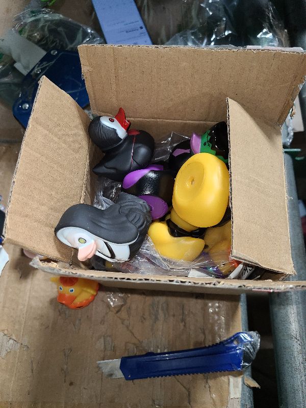 Photo 1 of 24 Pcs Halloween Rubber Ducks in Bulk with Bag, Halloween Goodie Bags Fillers Stuffers, Ducks for Jeeps Bath Toys, Halloween Party Favors Supplies, Birthday Gifts Classroom Prizes for Kids