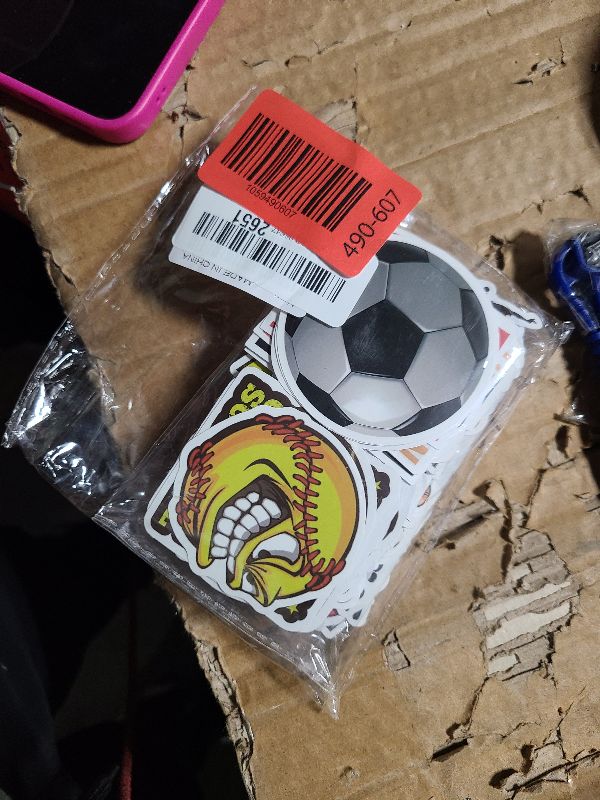 Photo 1 of 200PCS Sports Stickers for Water Bottles, Waterproof Vinyl Stickers, Party and Holiday Gifts for Kids, Teens, Adults, Boys, Girls