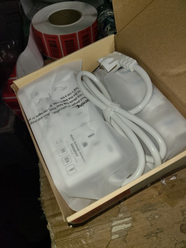 Photo 1 of 220v to 110v Travel Voltage Converter: International Universal Voltage Converter US to Europe Power Strip Plug Transformer - 2000W Electric Hair Dryer Step Down Outlet Converters for European UK EU