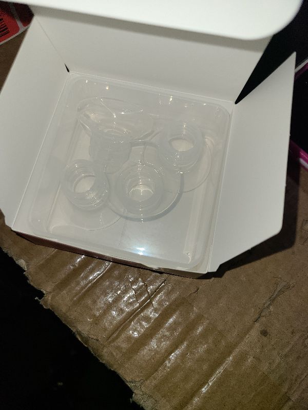 Photo 1 of 18mm Flange Inserts for 24mm Flange/Shield, Compatible with Momcozy/Medela/MOMMED/Bellababy/Spectra Breast Pumps, Pump Parts Replace (4PCS 18mm)