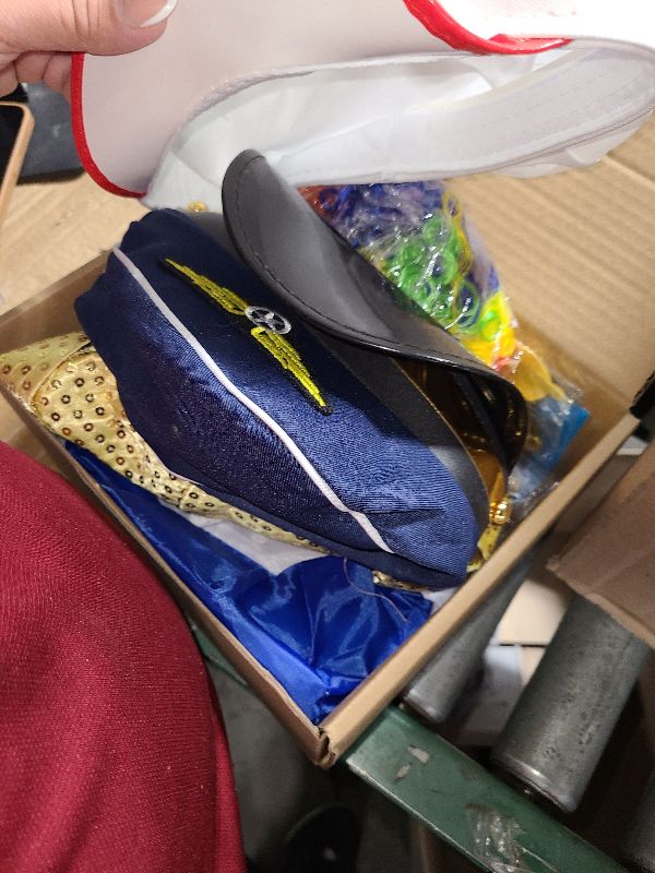 Photo 1 of 18 Pcs Funny Photo Booth Props for Adults - Assorted Dress Up Costume Hats and Fun Sunglasses - Fun Photo Booth Props Kits for Wedding, Bachelorette, Graduation, Birthday Party Supplies