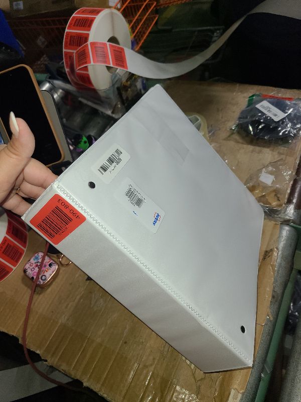 Photo 1 of 12 Avery Nonstick Heavy-Duty Round Ring View 3-Ring Binders, 2 Capacity, White, EA - AVE05504