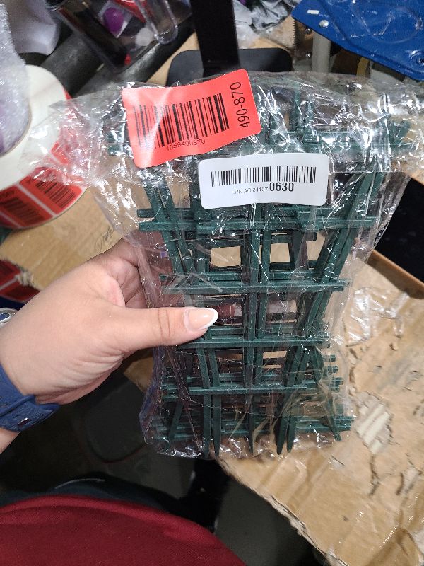 Photo 1 of 12 Pack Stackable Mini Climbing Plant Trellis for Indoor Potted Plants, Flower Pots Support, Peas, Hoya, Pothos