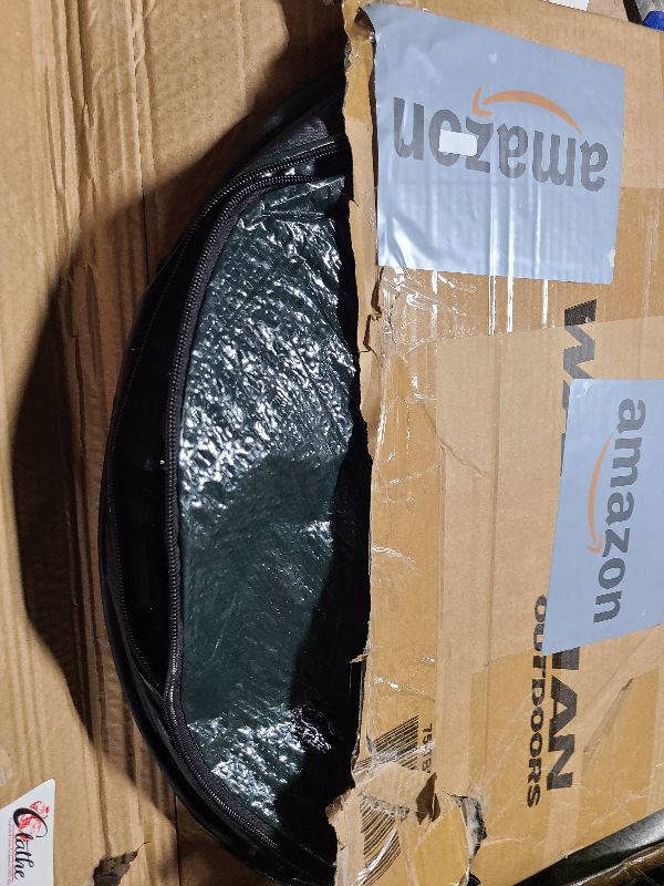 Photo 1 of 29.5-Gallon Pop Up Outdoor Garbage Can - Collapsible Trash Can for Parties, Yard Waste, or Laundry - Camping Accessories by Wakeman