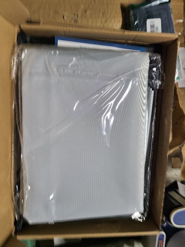 Photo 1 of 100% Blackout Curtains for Bedroom,Magnetic Blackout Blind Window Shades Black Out Window Cover for Living Room,Cut to Any Size/Shape (White,118"x57")