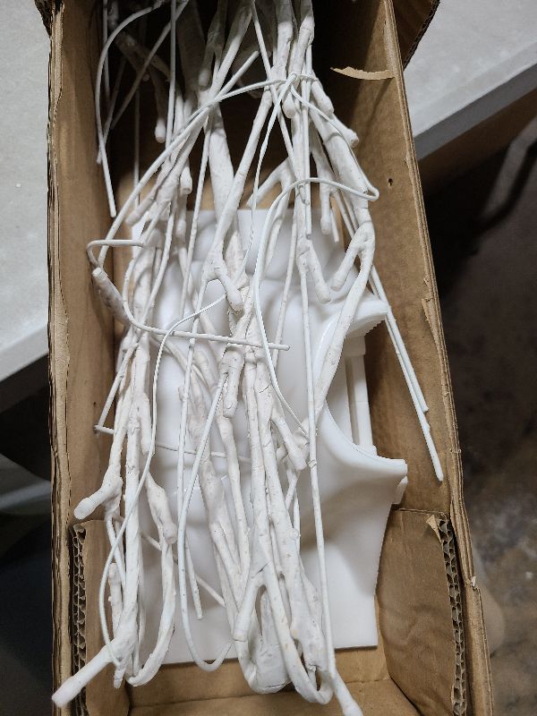 Photo 1 of **MSRP 79.99**  6FT Lighted Birch Tree for Christmas Decor, 35 Colors Birch Tree with 120 LED Lights Color Changing, White Trees with Pink Green Lights Remote Timer for Home Holiday Party Indoor Outdoor Decor
