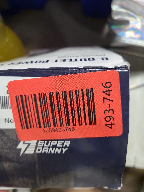 Photo 1 of 20Ft Long Extension Cord, Flat Plug Power Strip Surge Protector, 8 Outlet 4 USB Ports (2 USB C), Wall Mountable, Desk Charging Station for Home Office, College Dorm Room Essentials (Black)