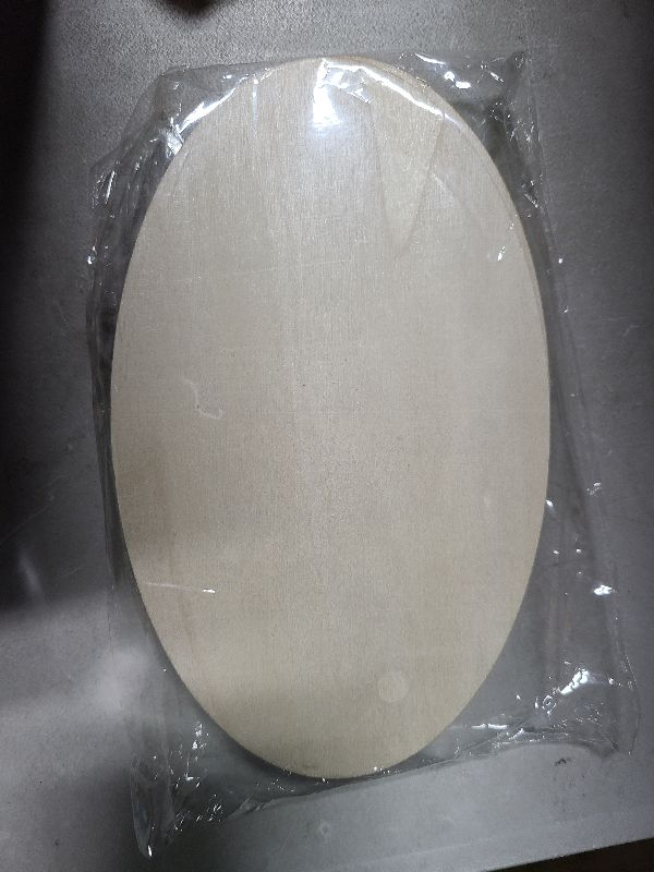 Photo 1 of 10pcs Oval Craft Wood 7X4.3 Inch Unfinished Wood Crafts,Wood Circles for Crafts, Wooden Oval Cutout,Painting and Wedding Decorations (7 * 4.3 in)