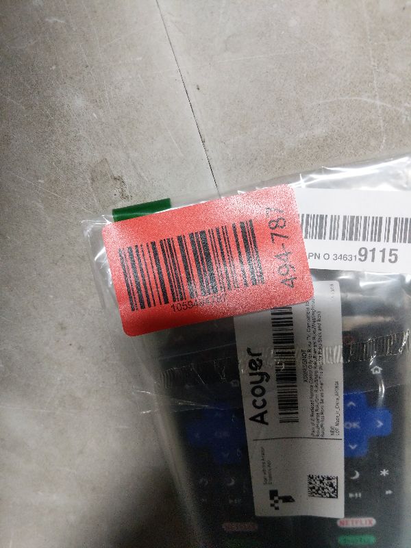 Photo 1 of (Pack of 2) Replacement Remote Control Only for Roku TV, Compatible for TCL Roku/Hisense Roku/Onn Roku/Sharp Roku/Element Roku/Westinghouse Roku/Philips Roku Smart TVs (Not for Roku Stick and Box)