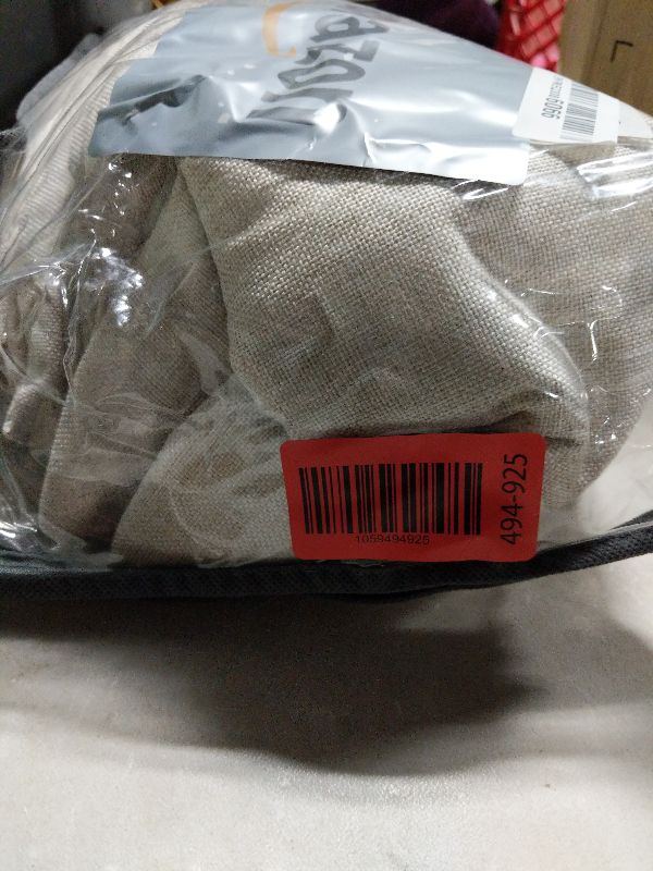 Photo 1 of 100% Blackout Shield Linen Blackout Curtains for Bedroom 108 Inches Long, Back Tab/Rod Pocket Living Room Drapes, Thermal Insulated Blackout Curtains 2 Panels Set, 50" W x 108" L, Beige