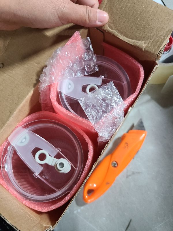 Photo 1 of 13oz/400ML Glass Tumbler with Straw and Lid Ribbed Vertical Ice Coffee Cups Sealed Carry on for Coffee Iced Tea, Thick Wall Glassware Tumbler Water Glass (2pcs)