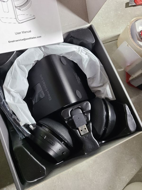 Photo 1 of (Upgraded Version) Wireless Headset, Bluetooth Headset with Noise Cancelling Microphone, Best Headphones with Mic Mute & USB Dongle for PC/Computer/Laptop/Cell Phones/Remote Work/Call Center