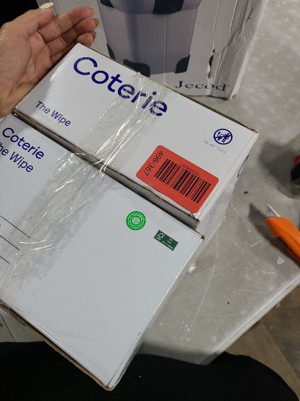 Photo 1 of Coterie Baby Wipes for Sensitive Skin, Plant-Based & Plastic-Free Fibers, 99% Water, Hypoallergenic, pH Balanced, Unscented, Clean and Gentle Baby Essentials, 4 Standard Packs and 8 Travel Size Packs